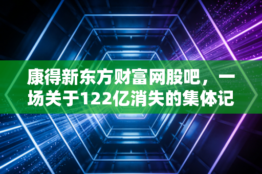 康得新东方财富网股吧，一场关于122亿消失的集体记忆与散户悲歌