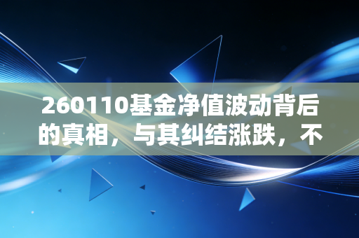 260110基金净值波动背后的真相，与其纠结涨跌，不如看懂核心竞争力的长期价值