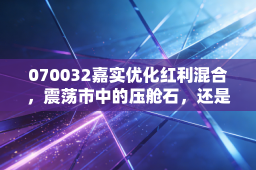 070032嘉实优化红利混合，震荡市中的压舱石，还是被低估的隐形冠军？