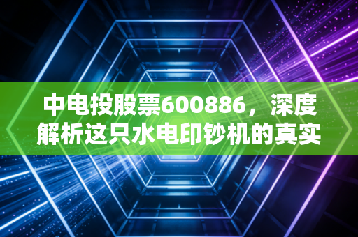 中电投股票600886,深度解析这只水电印钞机的真实底色与投资逻辑