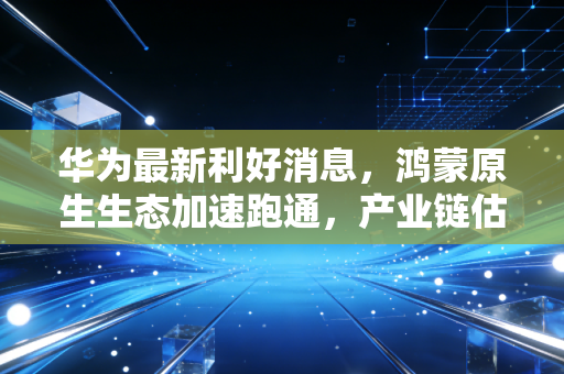 华为最新利好消息，鸿蒙原生生态加速跑通，产业链估值重塑带来的投资机遇