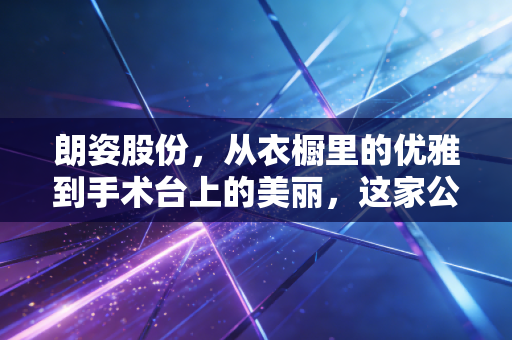 朗姿股份,从衣橱里的优雅到手术台上的美丽,这家公司到底能不能撑起你的颜值焦虑?
