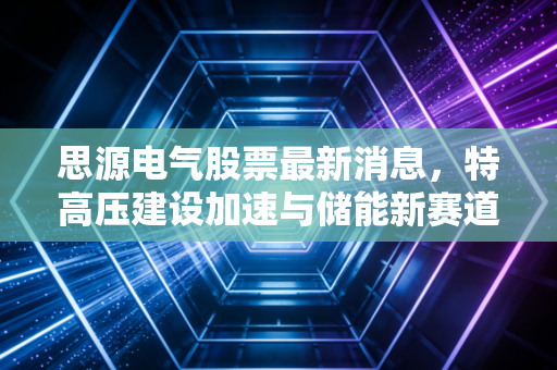 思源电气股票最新消息，特高压建设加速与储能新赛道，这只电力设备龙头是否被低估了？