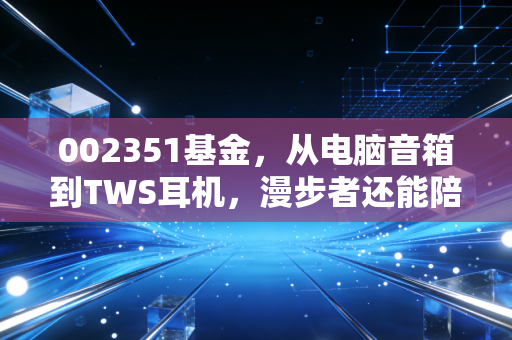 002351基金，从电脑音箱到TWS耳机，漫步者还能陪我们走多远？