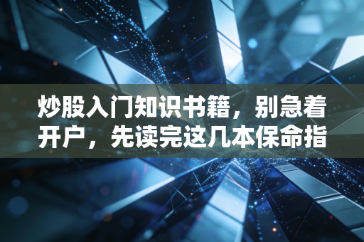 炒股入门知识书籍，别急着开户，先读完这几本保命指南