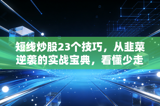 短线炒股23个技巧，从韭菜逆袭的实战宝典，看懂少走五年弯路