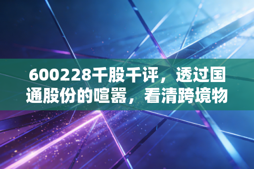 600228千股千评，透过国通股份的喧嚣，看清跨境物流的危与机