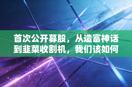 首次公开募股，从造富神话到韭菜收割机，我们该如何看清这场资本盛宴？