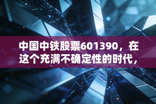 中国中铁股票601390，在这个充满不确定性的时代，我们该如何看待这只基建巨无霸？
