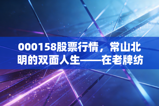 000158股票行情，常山北明的双面人生——在老牌纺织与华为概念的夹缝中起舞