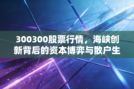 300300股票行情，海峡创新背后的资本博弈与散户生存实录