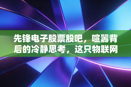 先锋电子股票股吧，喧嚣背后的冷静思考，这只物联网老将还能打吗？