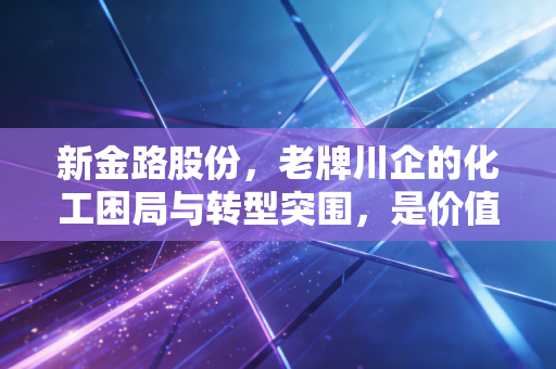 新金路股份，老牌川企的化工困局与转型突围，是价值洼地还是周期陷阱？