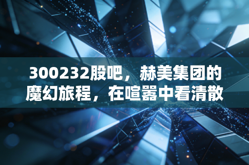 300232股吧，赫美集团的魔幻旅程，在喧嚣中看清散户的悲欢离合