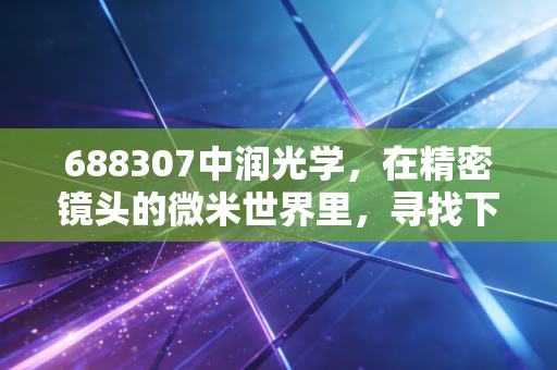 688307中润光学，在精密镜头的微米世界里，寻找下一个视界的突破口