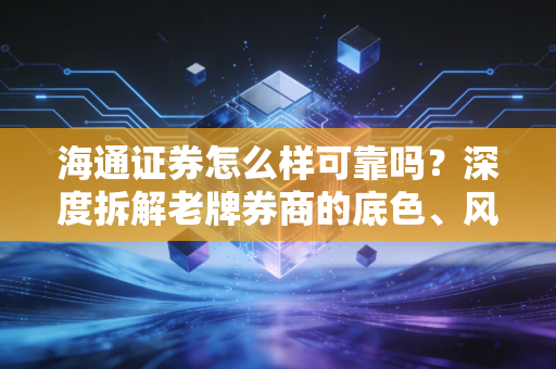 海通证券怎么样可靠吗？深度拆解老牌券商的底色、风波与普通人的选择