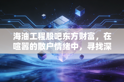 海油工程股吧东方财富，在喧嚣的散户情绪中，寻找深海巨轮的真正价值