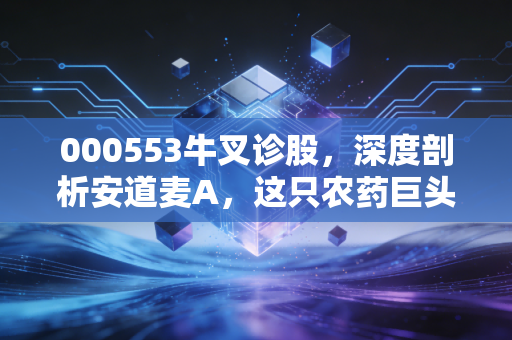 000553牛叉诊股，深度剖析安道麦A，这只农药巨头的春天真的来了吗？