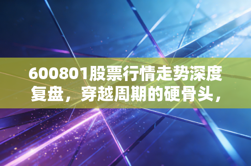 600801股票行情走势深度复盘,穿越周期的硬骨头,华新水泥的破局之路