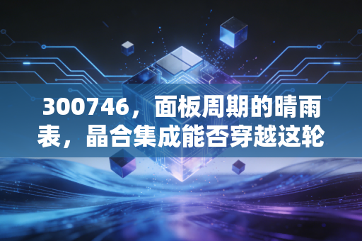 300746,面板周期的晴雨表,晶合集成能否穿越这轮半导体寒冬?