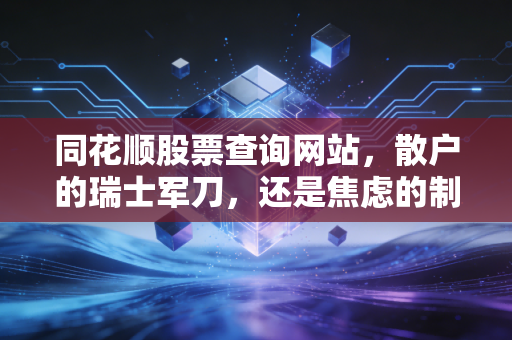 同花顺股票查询网站,散户的瑞士军刀,还是焦虑的制造机?