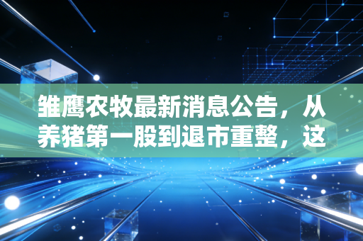 雏鹰农牧最新消息公告，从养猪第一股到退市重整，这场资本大戏到底给我们留下了什么？