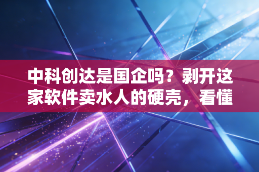 中科创达是国企吗？剥开这家软件卖水人的硬壳，看懂它的民营野望
