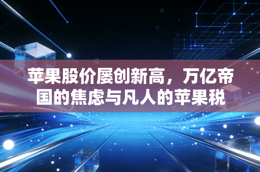 苹果股价屡创新高，万亿帝国的焦虑与凡人的苹果税