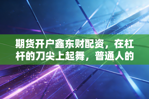 期货开户鑫东财配资,在杠杆的刀尖上起舞,普通人的财富跃迁还是深渊陷阱?