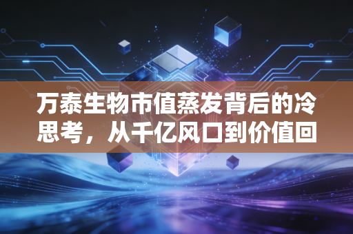 万泰生物市值蒸发背后的冷思考，从千亿风口到价值回归之路