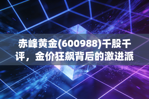 赤峰黄金(600988)千股千评，金价狂飙背后的激进派，这趟黄金车你还敢上吗？