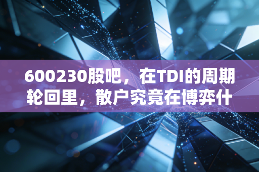600230股吧，在TDI的周期轮回里，散户究竟在博弈什么？