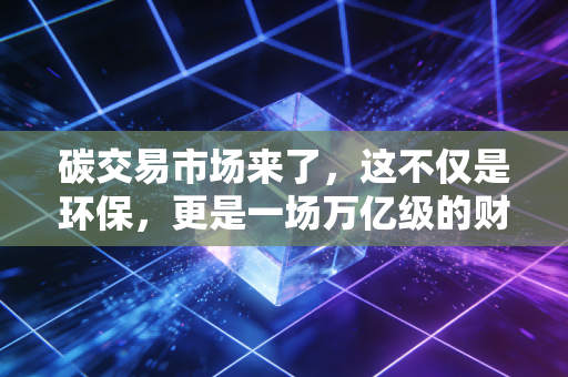 碳交易市场来了，这不仅是环保，更是一场万亿级的财富大洗牌