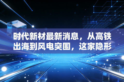 时代新材最新消息，从高铁出海到风电突围，这家隐形冠军的转型之路藏着什么玄机？