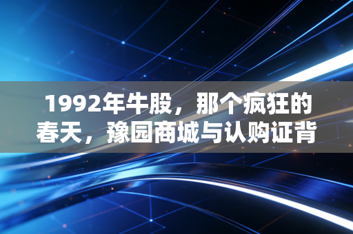 1992年牛股，那个疯狂的春天，豫园商城与认购证背后的造富神话