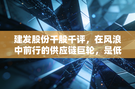建发股份千股千评，在风浪中前行的供应链巨轮，是低估值陷阱还是隐形冠军？