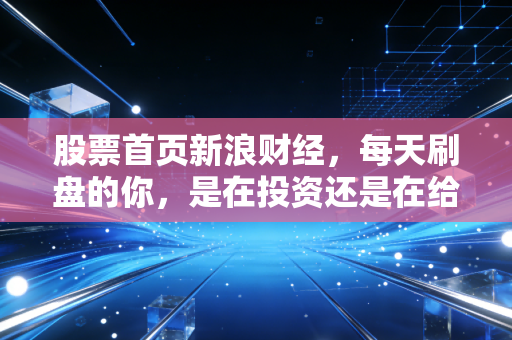 股票首页新浪财经,每天刷盘的你,是在投资还是在给生活上刑?