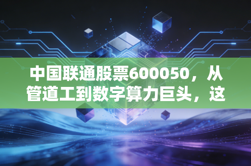 中国联通股票600050,从管道工到数字算力巨头,这只大象还能起舞吗?