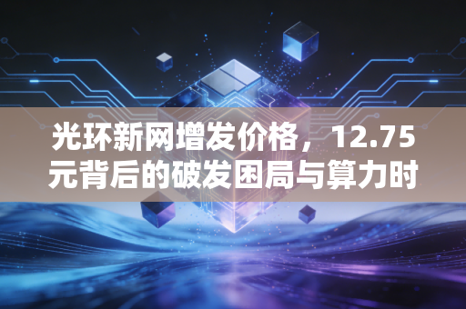 光环新网增发价格，12.75元背后的破发困局与算力时代的价值重估