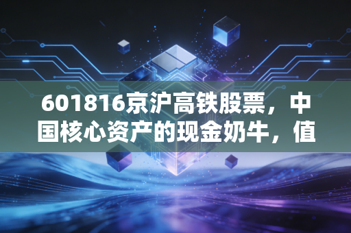 601816京沪高铁股票,中国核心资产的现金奶牛,值得长期拥吻吗?