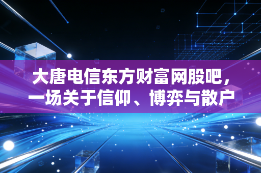 大唐电信东方财富网股吧,一场关于信仰、博弈与散户生存图鉴的深度复盘