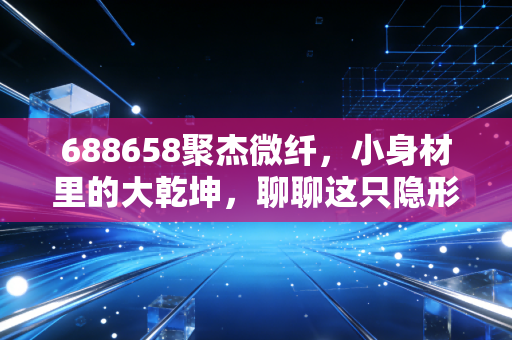 688658聚杰微纤，小身材里的大乾坤，聊聊这只隐形冠军的成色