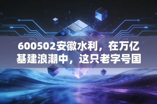 600502安徽水利，在万亿基建浪潮中，这只老字号国企还能打吗？