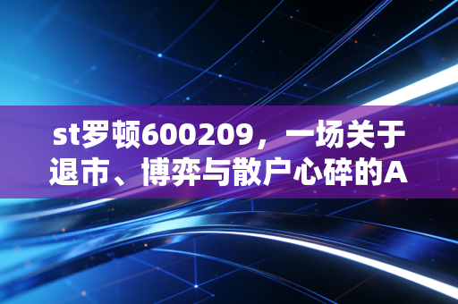 st罗顿600209，一场关于退市、博弈与散户心碎的A股启示录