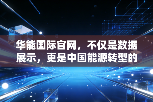 华能国际官网，不仅是数据展示，更是中国能源转型的缩影