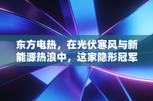 东方电热，在光伏寒风与新能源热浪中，这家隐形冠军的突围之路