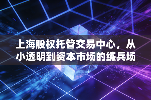上海股权托管交易中心,从小透明到资本市场的练兵场,中小企业究竟该如何突围?