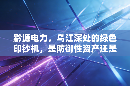 黔源电力，乌江深处的绿色印钞机，是防御性资产还是周期陷阱？