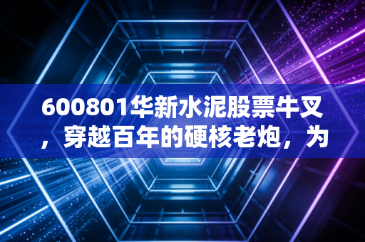 600801华新水泥股票牛叉，穿越百年的硬核老炮，为何值得你长期拥有？