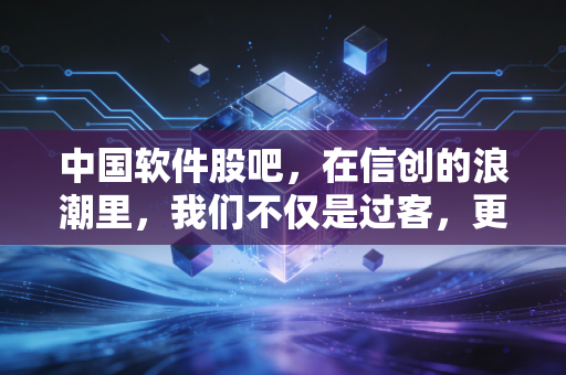 中国软件股吧,在信创的浪潮里,我们不仅是过客,更是时代的记录者